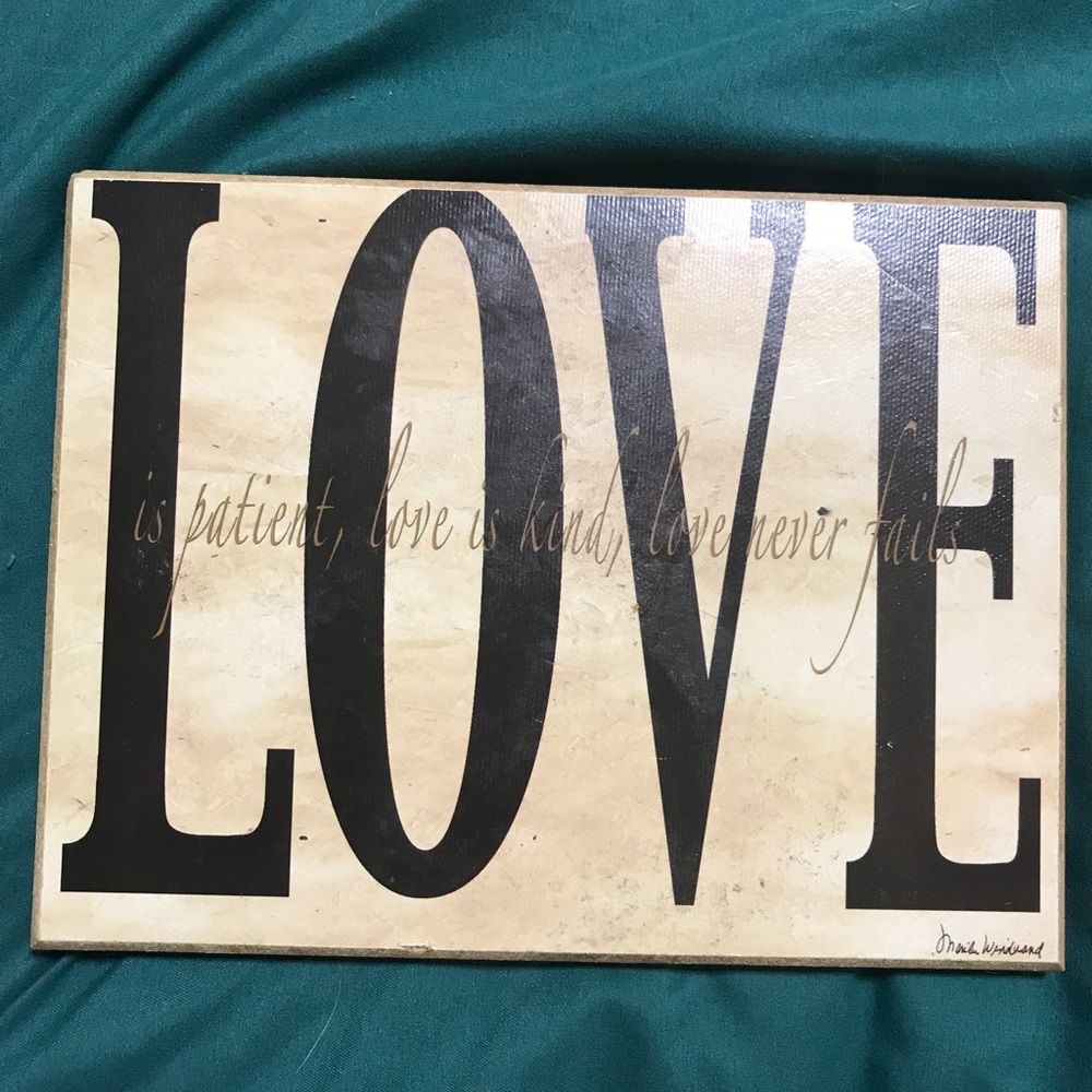 Love is Patient, Love is Kind painting
